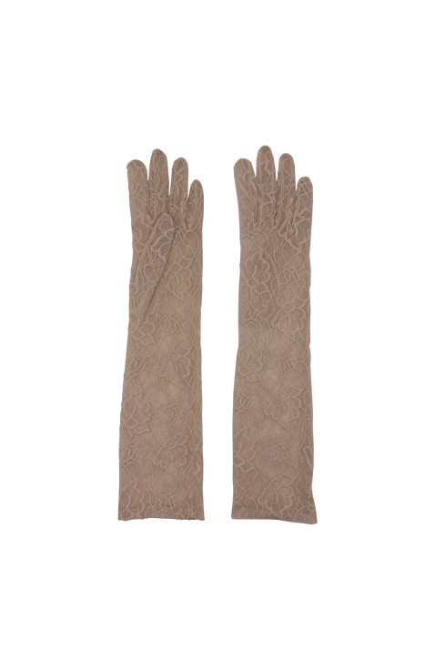 Mid length lace gloves