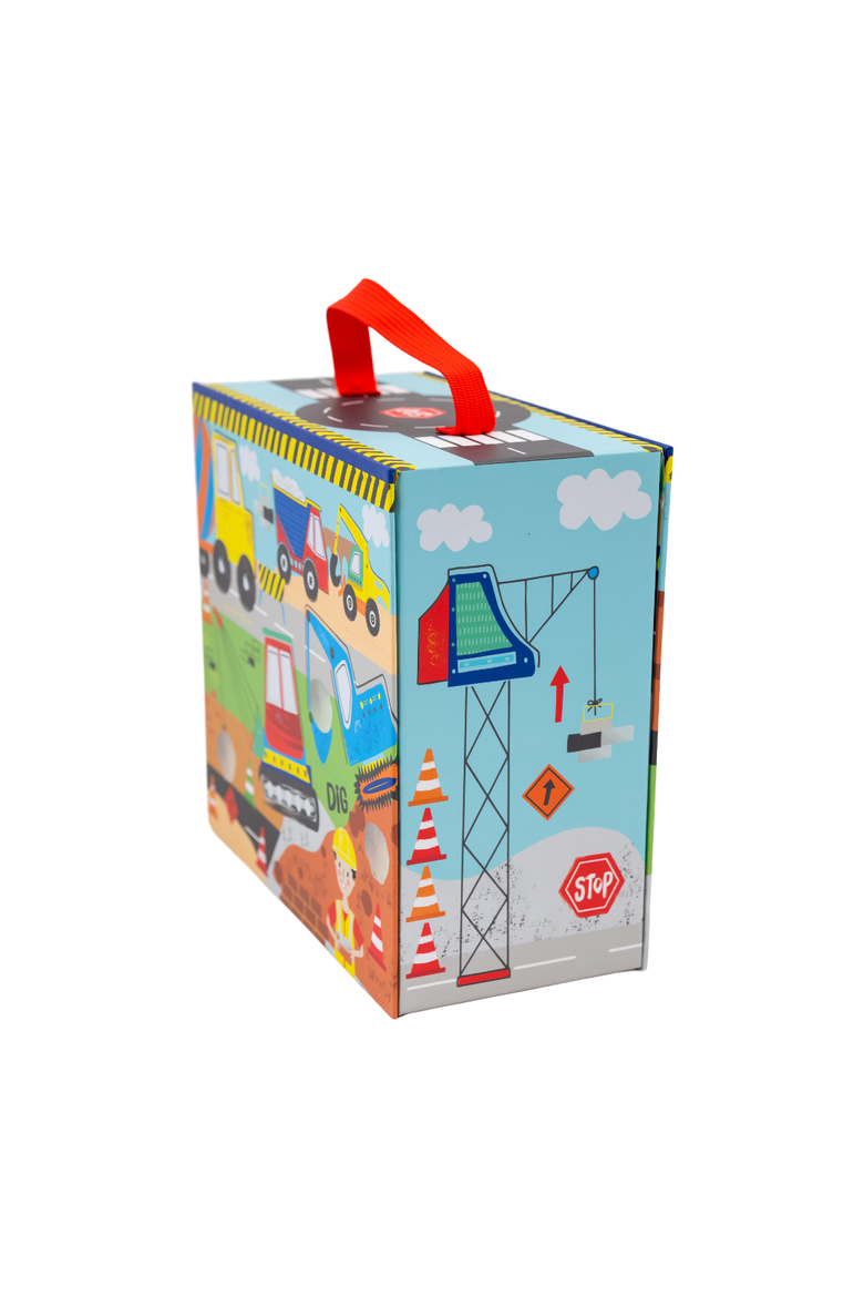 Playbox Construction with 15pc, Alternate, color, Construction