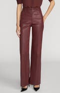 FRAME The Leather Slim Palazzo Leather Pants