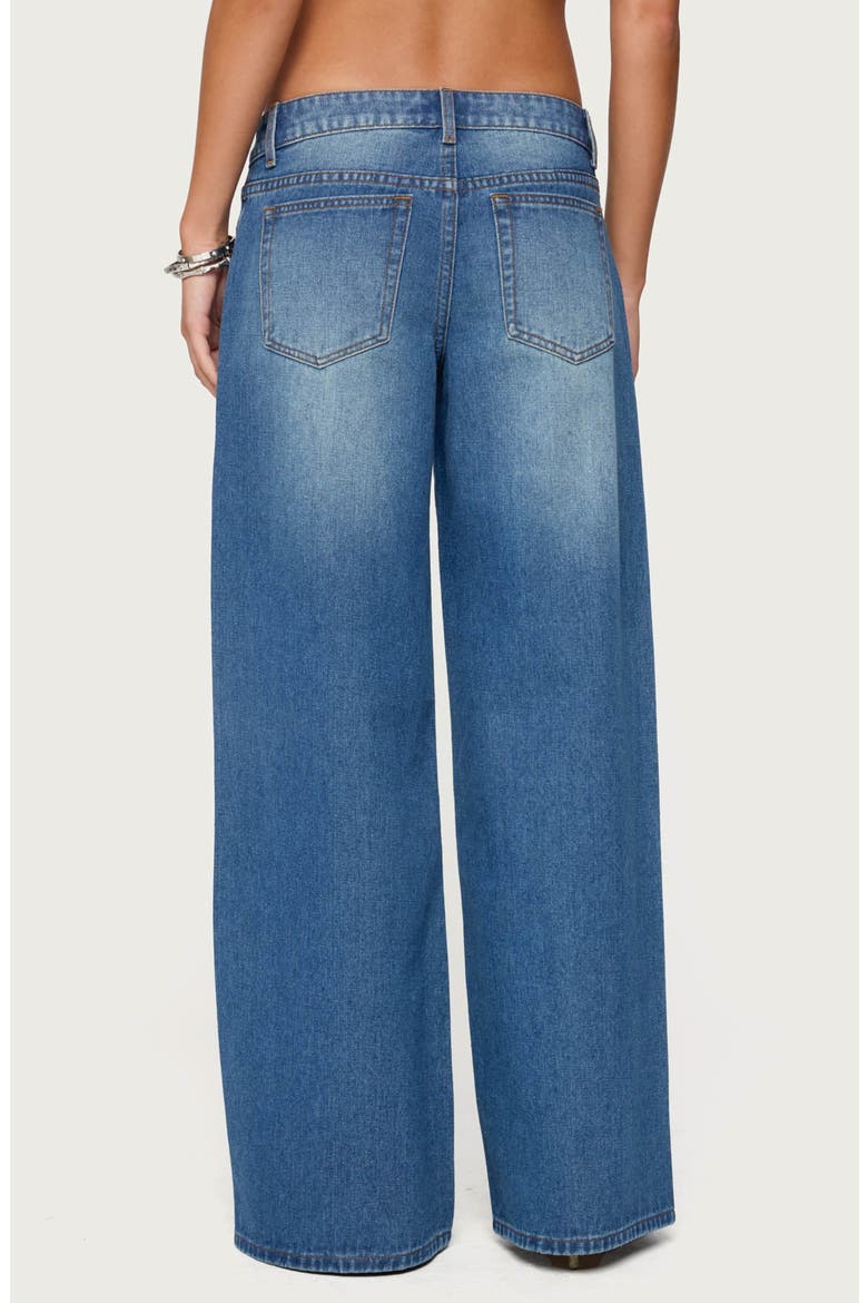 Linden Low Rider Baggy Jeans, Alternate, color, BLUE-WASHED