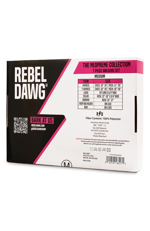 Rebel Dawg 7-piece Dog Walking Set In Pink