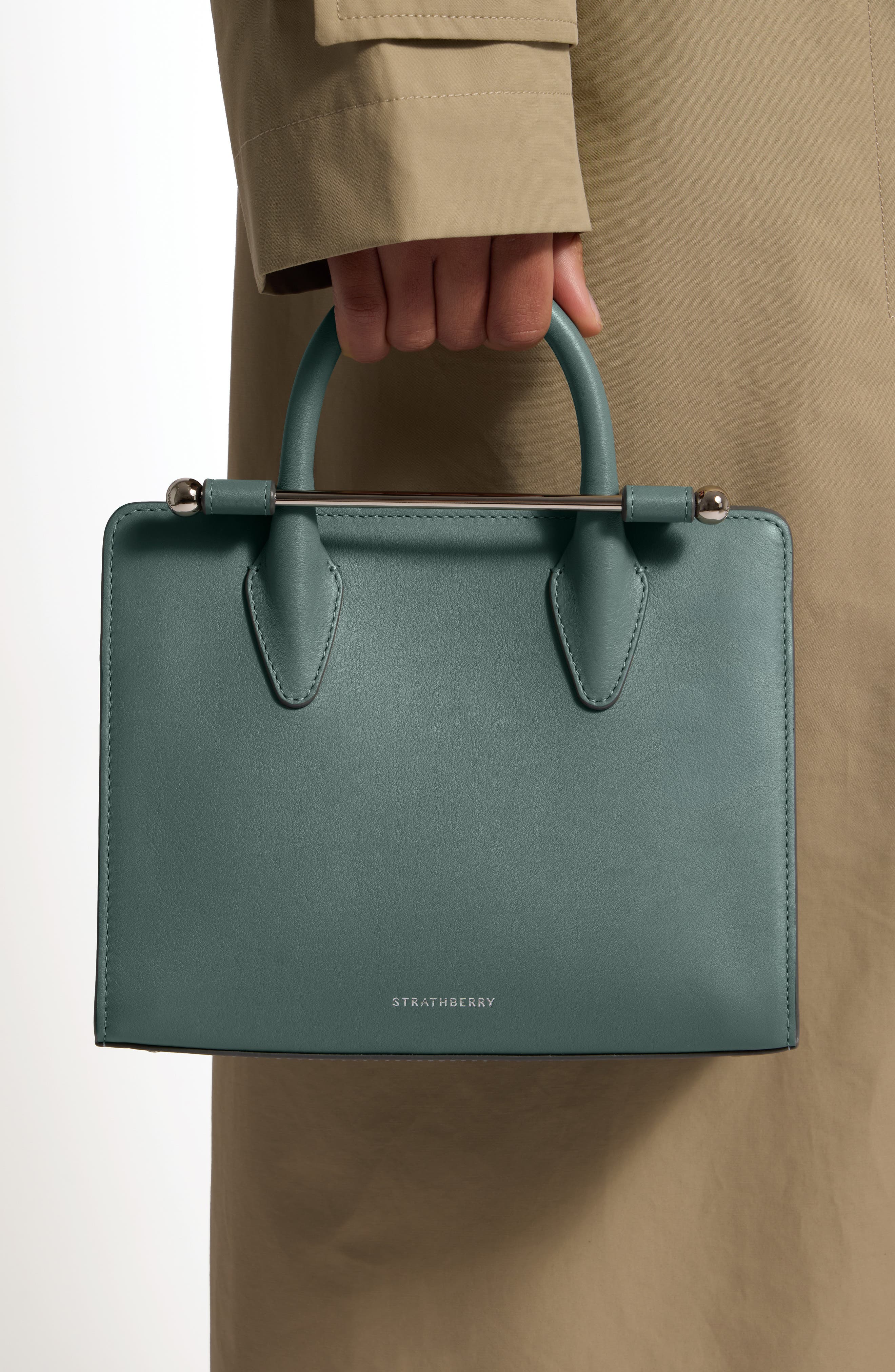 Strathberry Mini Leather Tote, Alternate, color, 