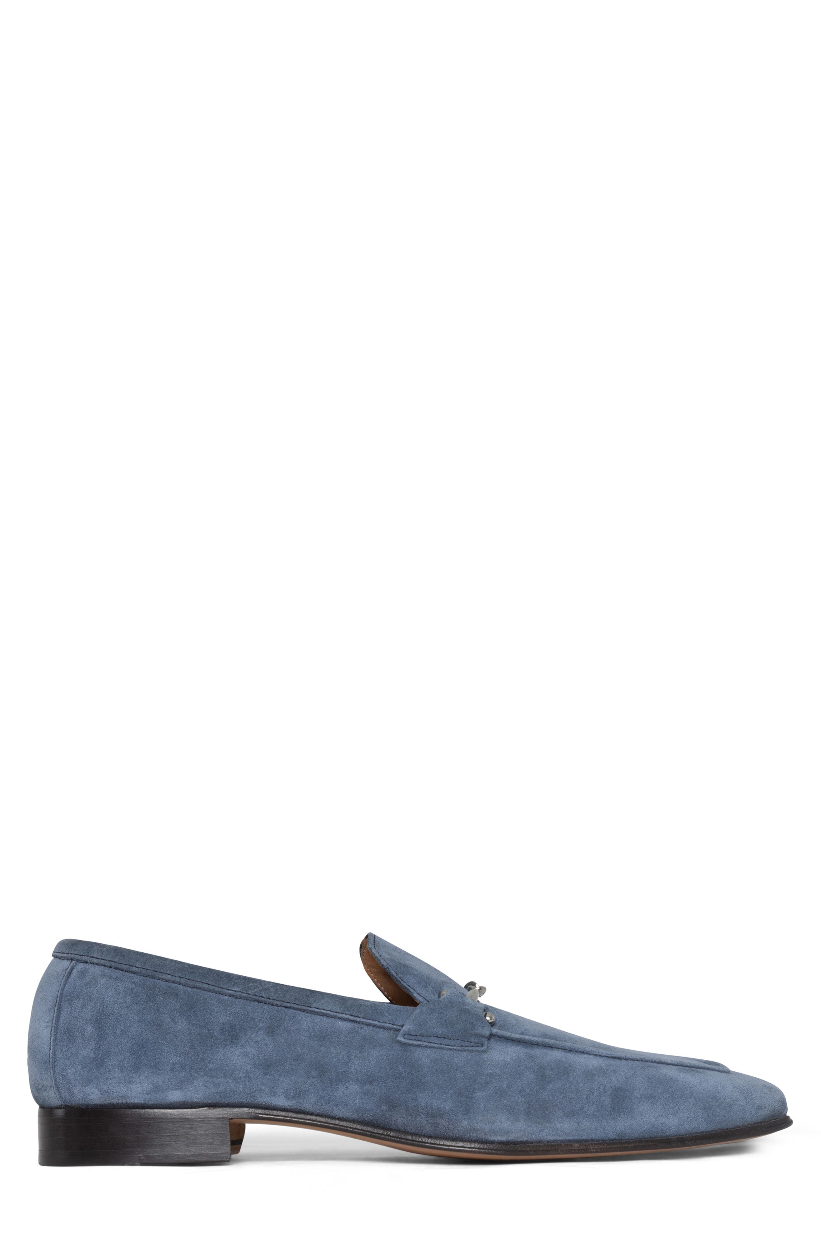 Donald Pliner Horsebit Loafer, Alternate, color, Denim