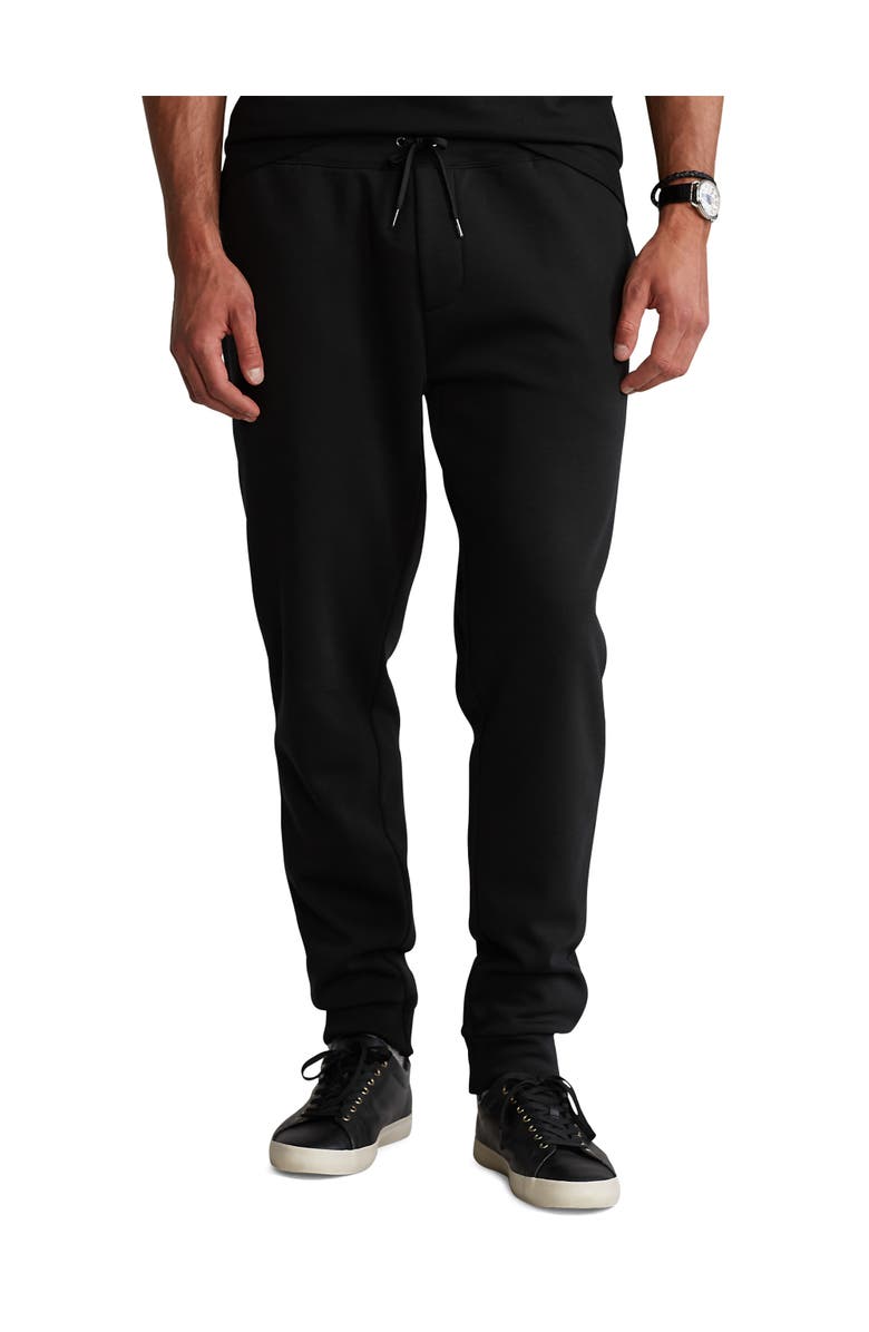 Polo Ralph Lauren Big & Tall Double-Knit Tech Joggers, Main, color, Black