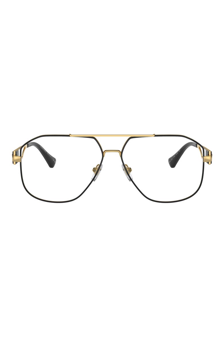 59mm Pilot Optical Glasses, Main, color, BLACK GOLD