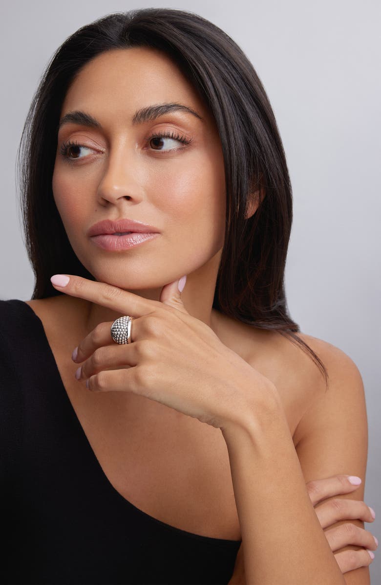 LAGOS Signature Caviar Dome Ring, Alternate, color, Silver