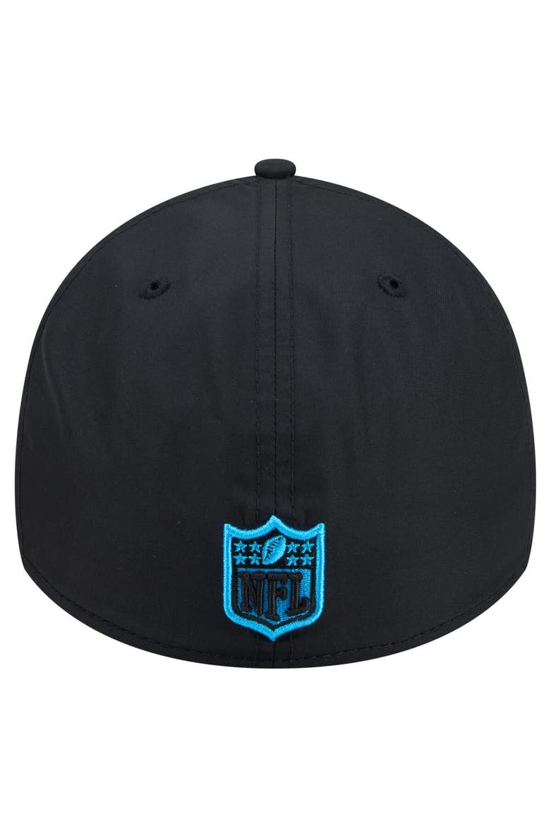 Men's New Era  Black Carolina Panthers Core Team 39THIRTY Flex Hat, Alternate, color, Black