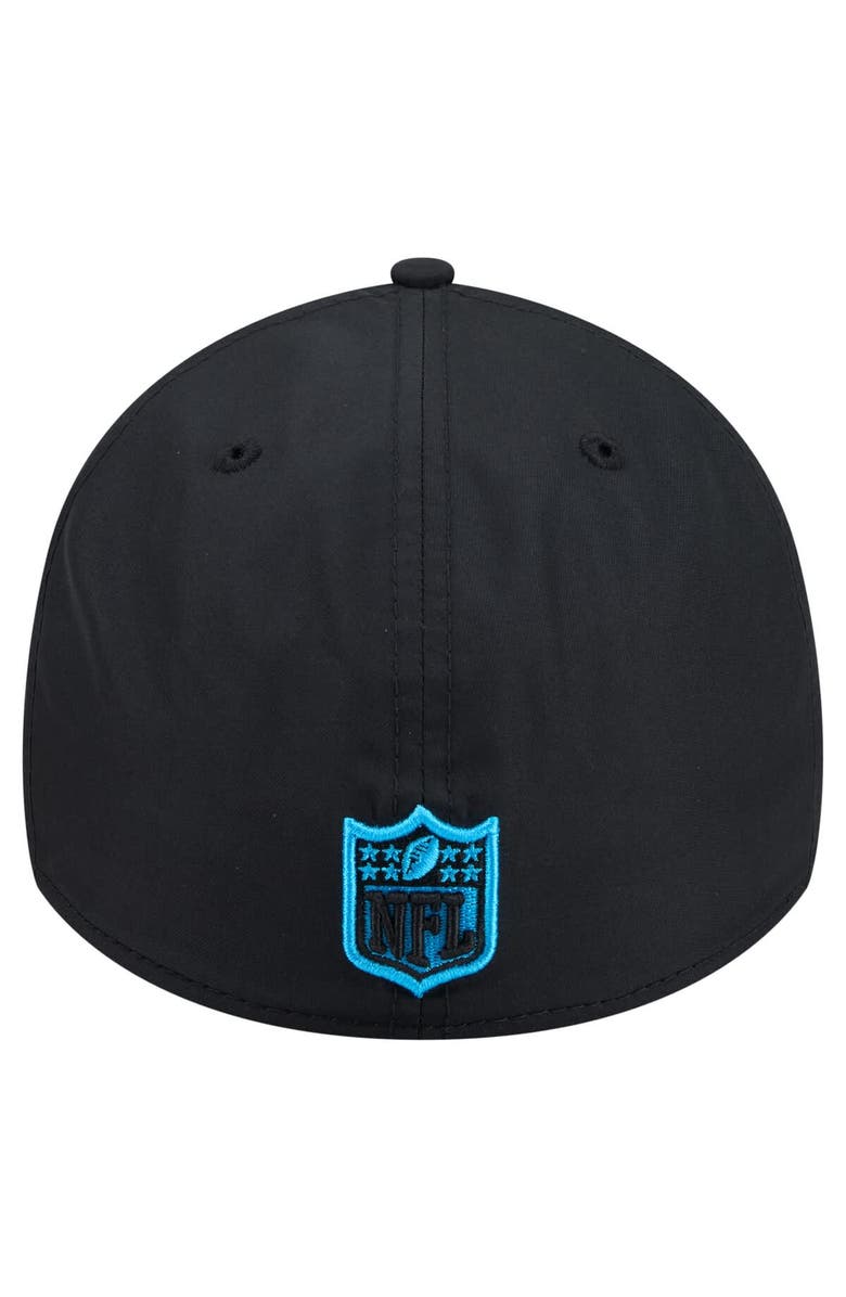 New Era Men's New Era Black Carolina Panthers Core Team 39THIRTY Flex Hat, Alternate, color, Black