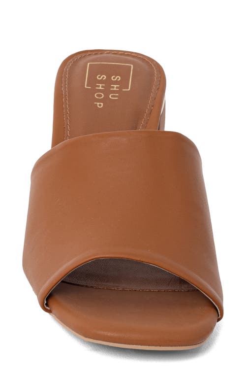 Shushop Glinda Slide Sandal In Brown