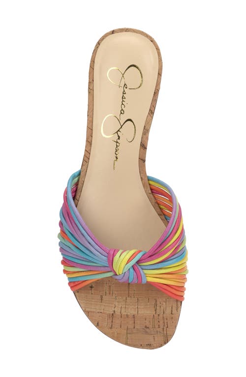 Jessica Simpson Dydra Slide Sandal In Multi
