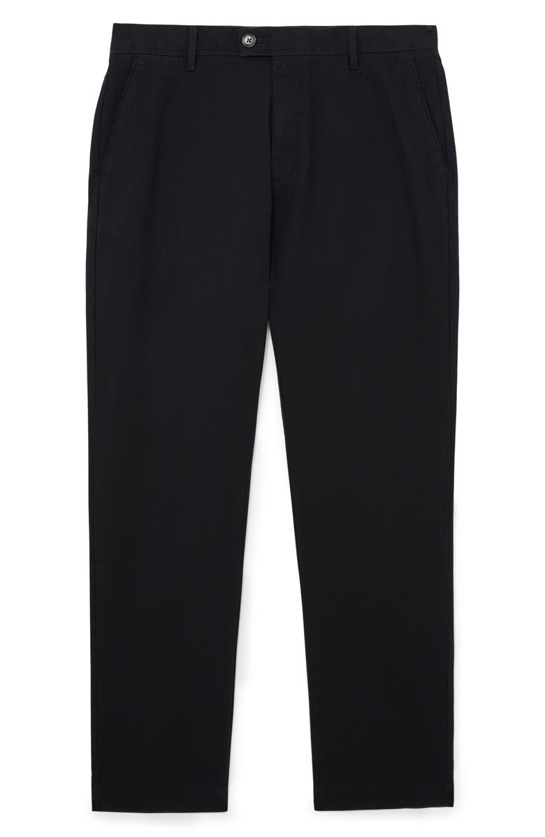 Reiss Dobby Slim Fit Cotton Piqué Chinos, Alternate, color, Navy