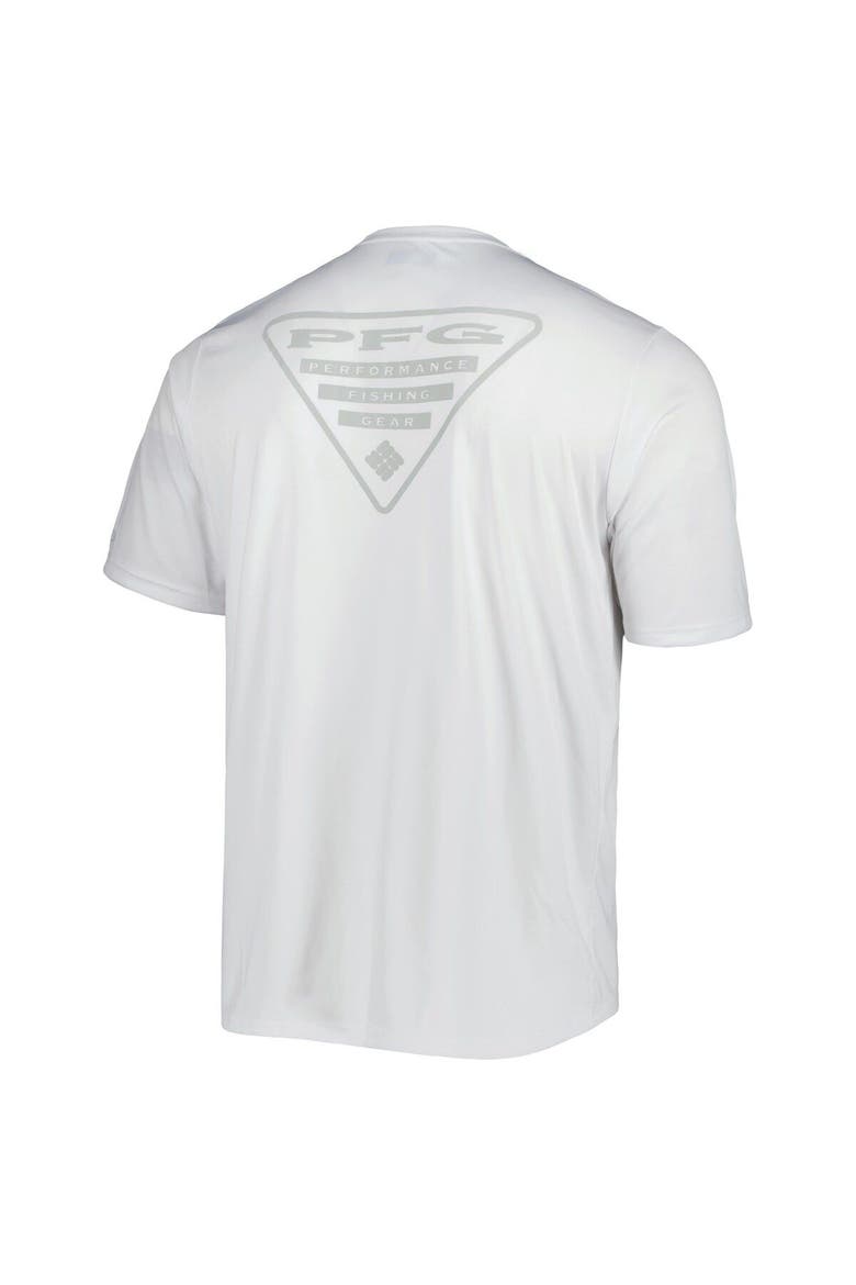 Men's Columbia White Charlotte FC Terminal Tackle Omni-Shade T-Shirt, Alternate, color, White