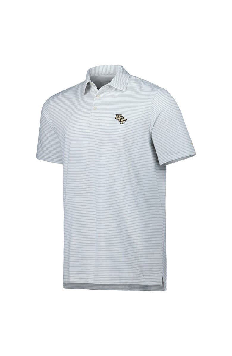 vineyard vines Men's Vineyard Vines Gray UCF Knights Bradley Stripe Sankaty Polo, Alternate, color,