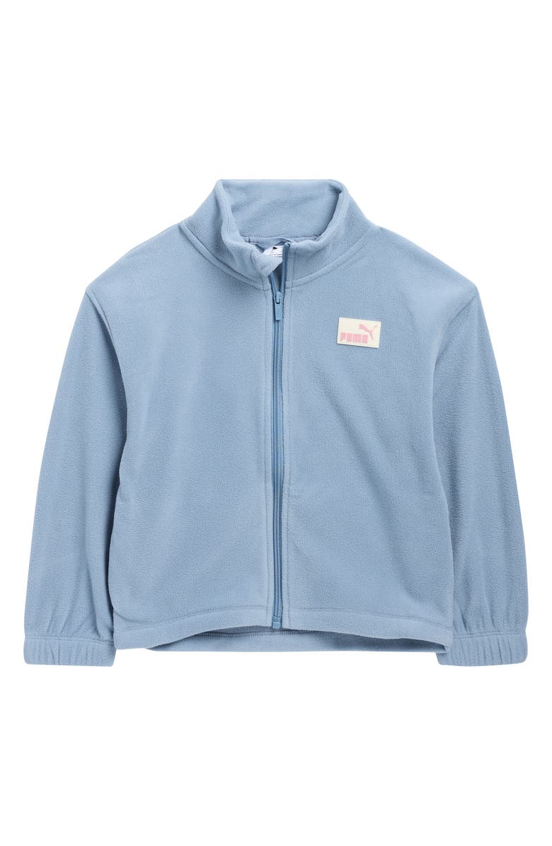 PUMA Full Zip Fleece Jacket, Main, color, Sky/ Pewter