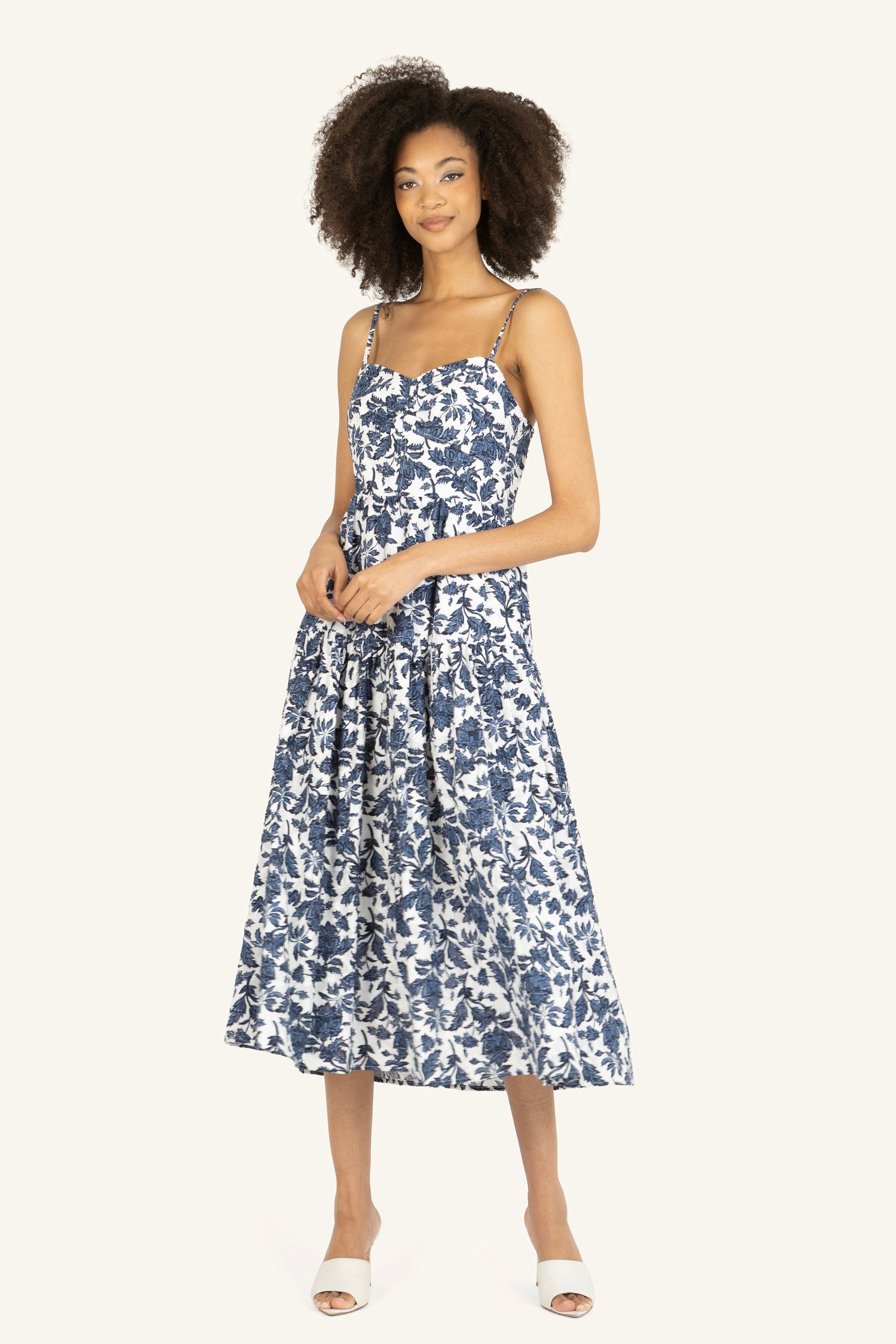 Blue Floral Print