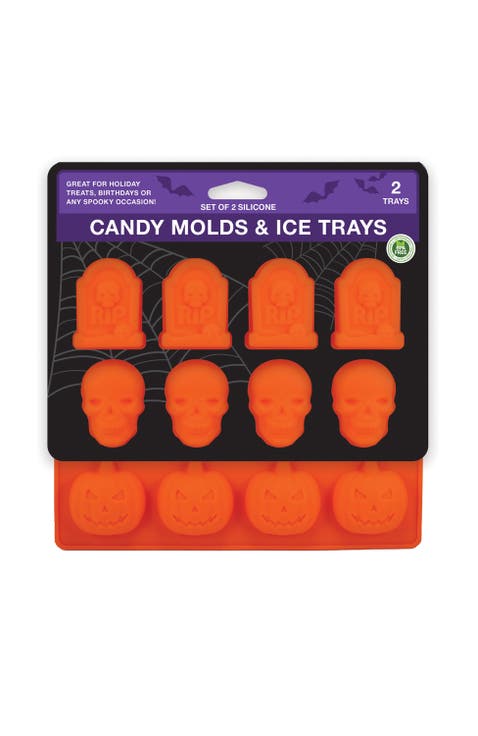 MasterPieces s 2-Pack Ice Cube Trays - Halloween
