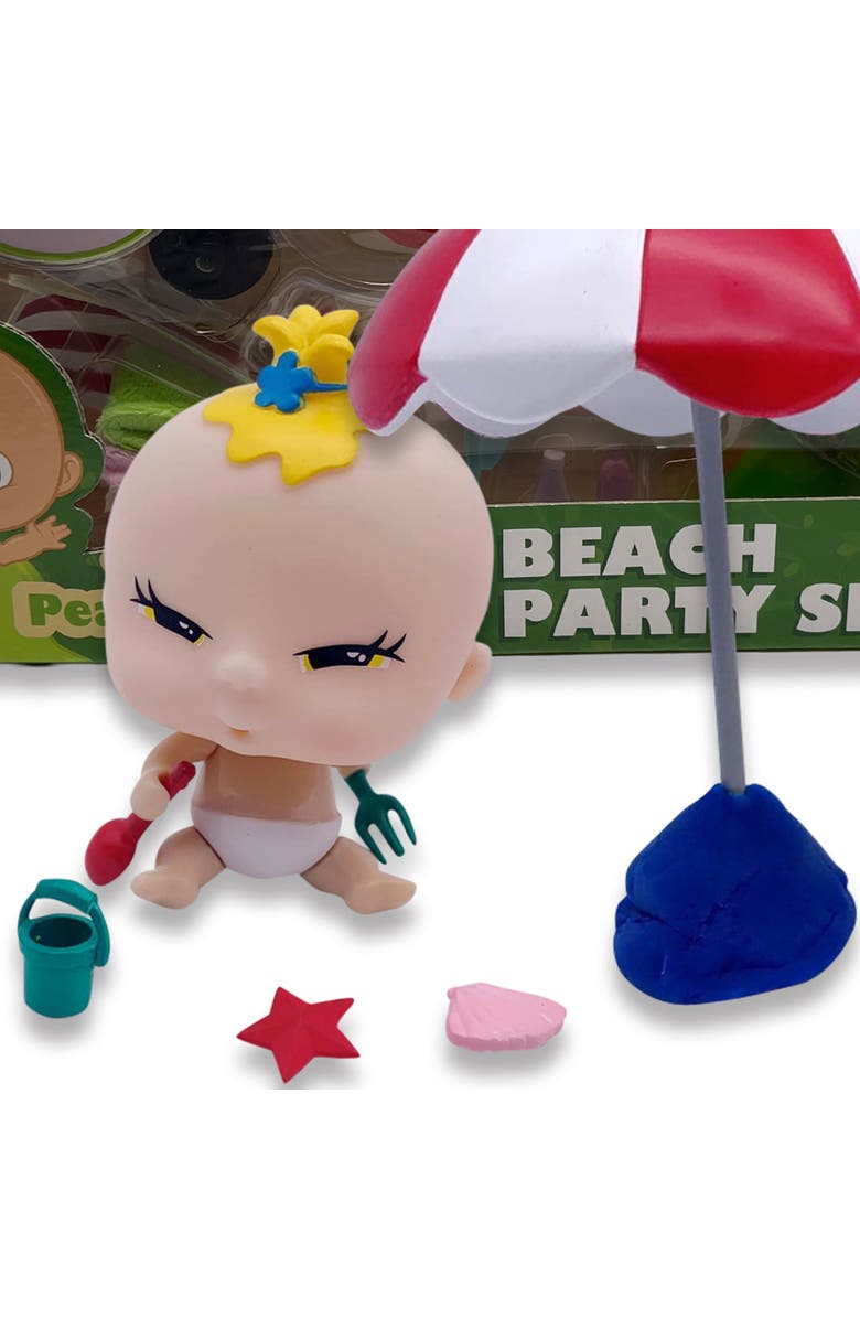 Pea Pod Babies Beach Party Playset, 26 Pieces, Alternate, color, Multicolored