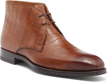 Magnanni Bejun Croc Embossed Chukka Boot (Men) | Nordstromrack