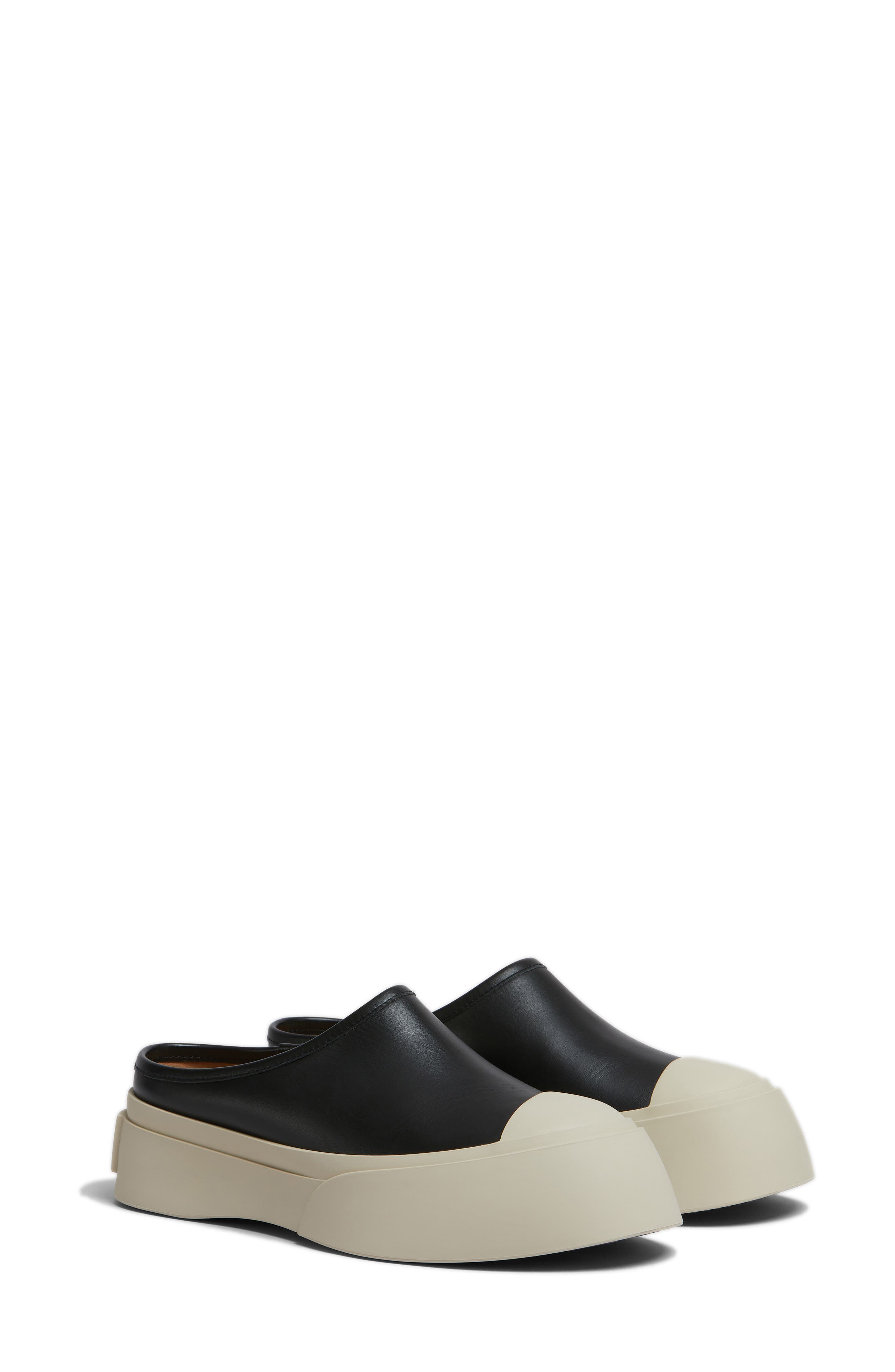 Marni Pablo Leather Mule Sneaker, Main, color, 