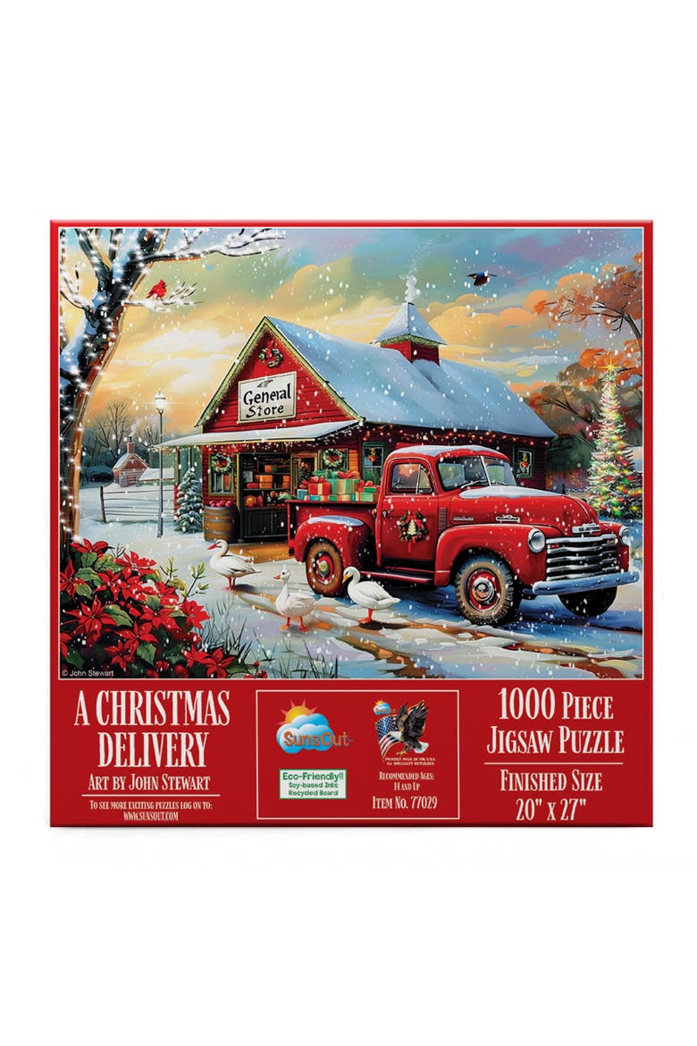 A Christmas Delivery 1000 piece Jigsaw Puzzle for Adults, Alternate, color, Multicolor