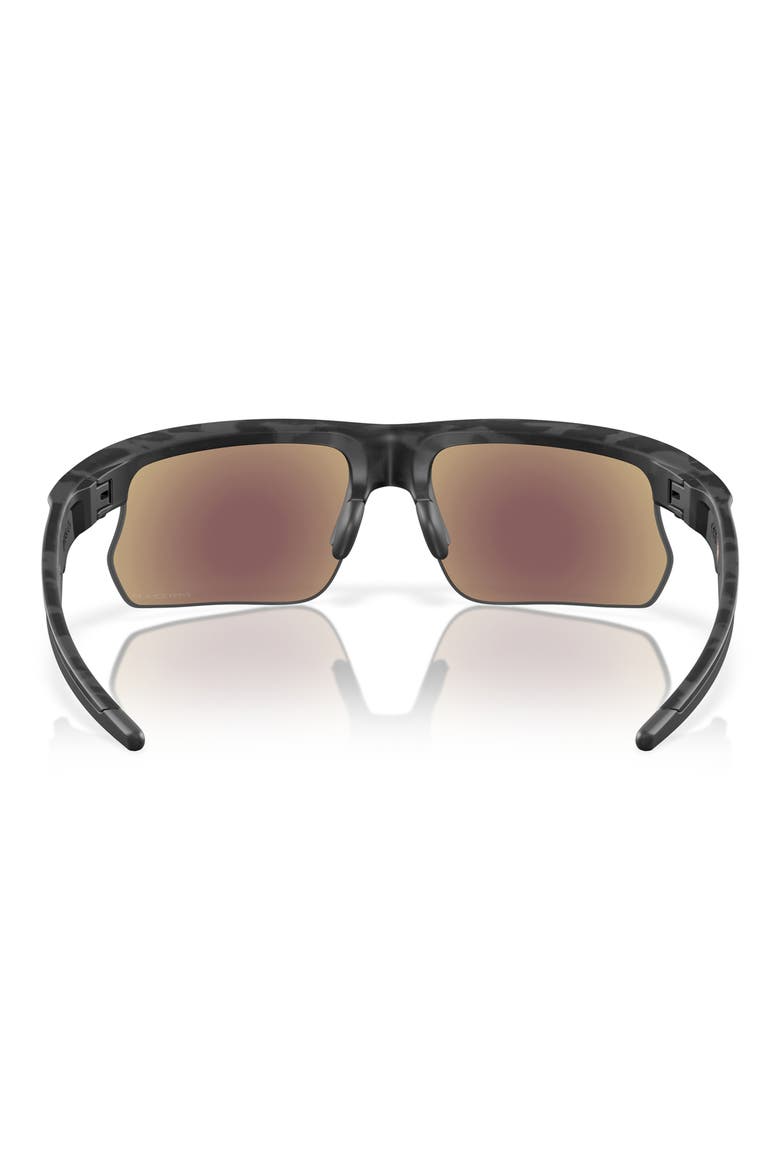 Bisphaera 68mm Prizm™ Gradient Oversize Polarized Rectangular Sunglasses, Alternate, color, SAPPHIRE