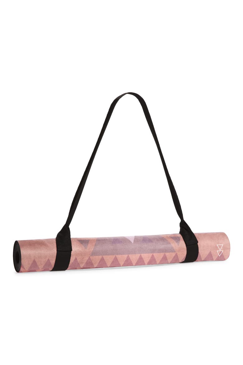 The Combo Yoga Mat, Alternate, color, TRIBAL CORAL