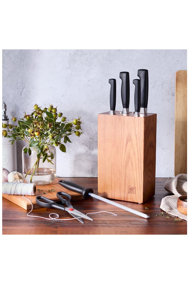 Four Star 8-Piece Knife Block Set, Alternate, color, ASH