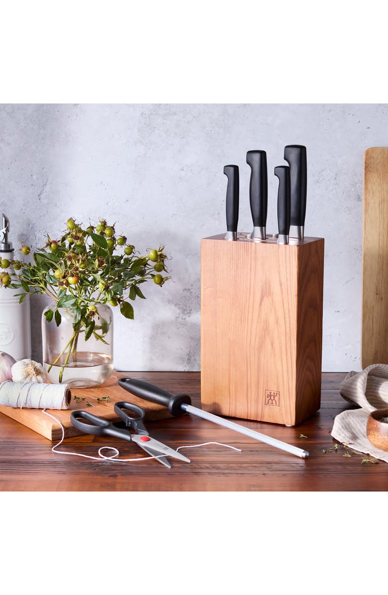 ZWILLING Four Star 8-Piece Knife Block Set, Alternate, color, Ash