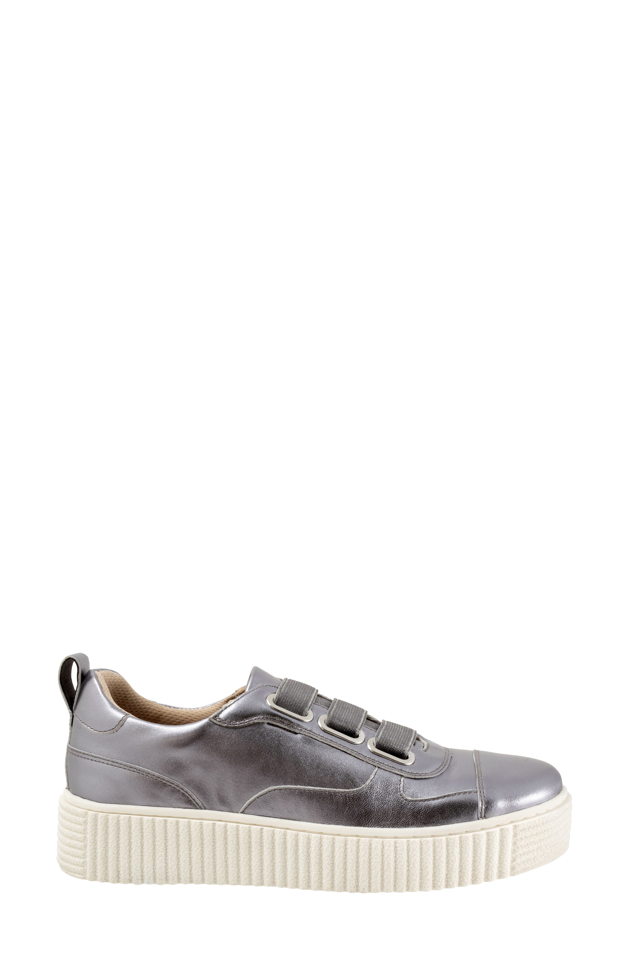Trotters Bliss Platform Sneaker, Alternate, color, Pewter