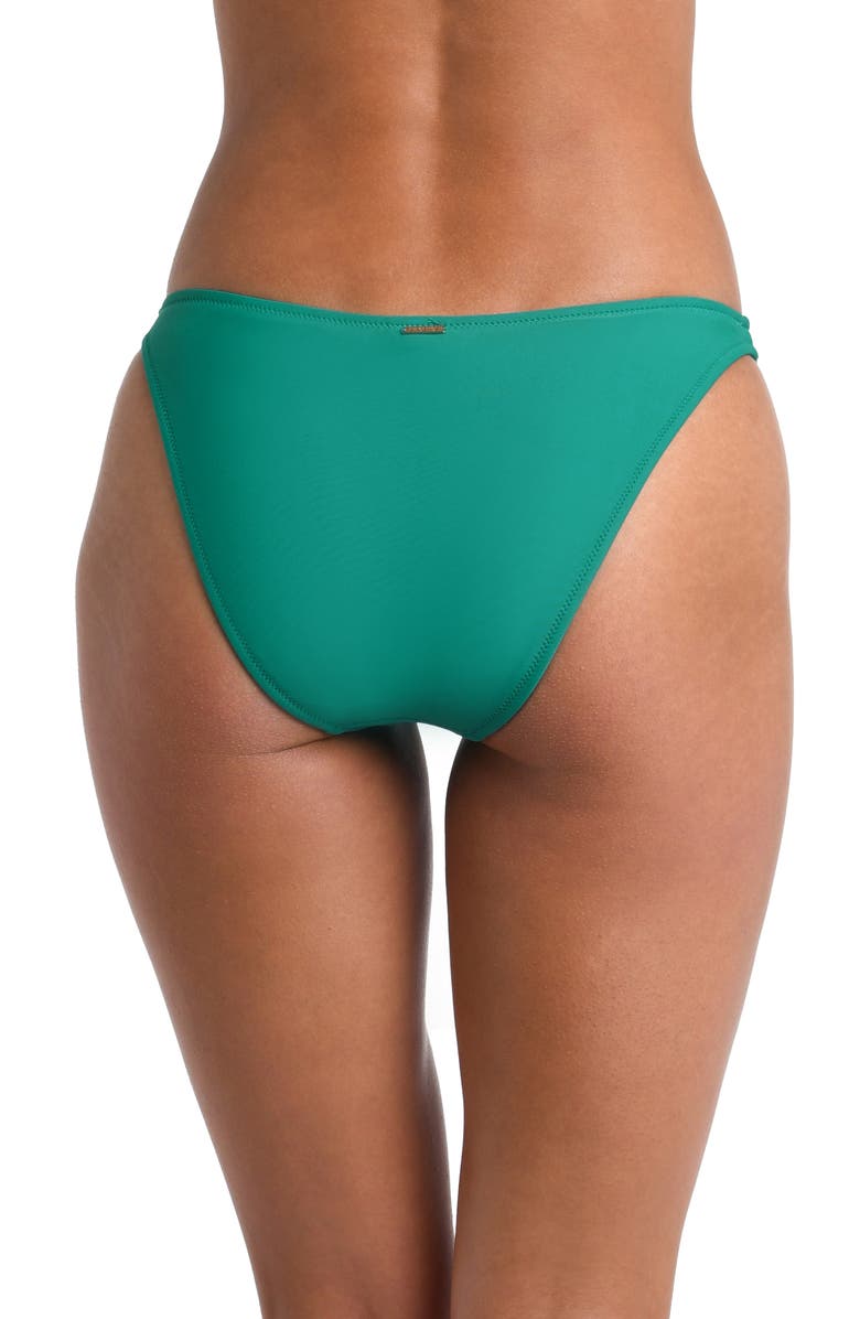 L'AGENCE Jean Bikini Bottoms, Alternate, color, Emerald