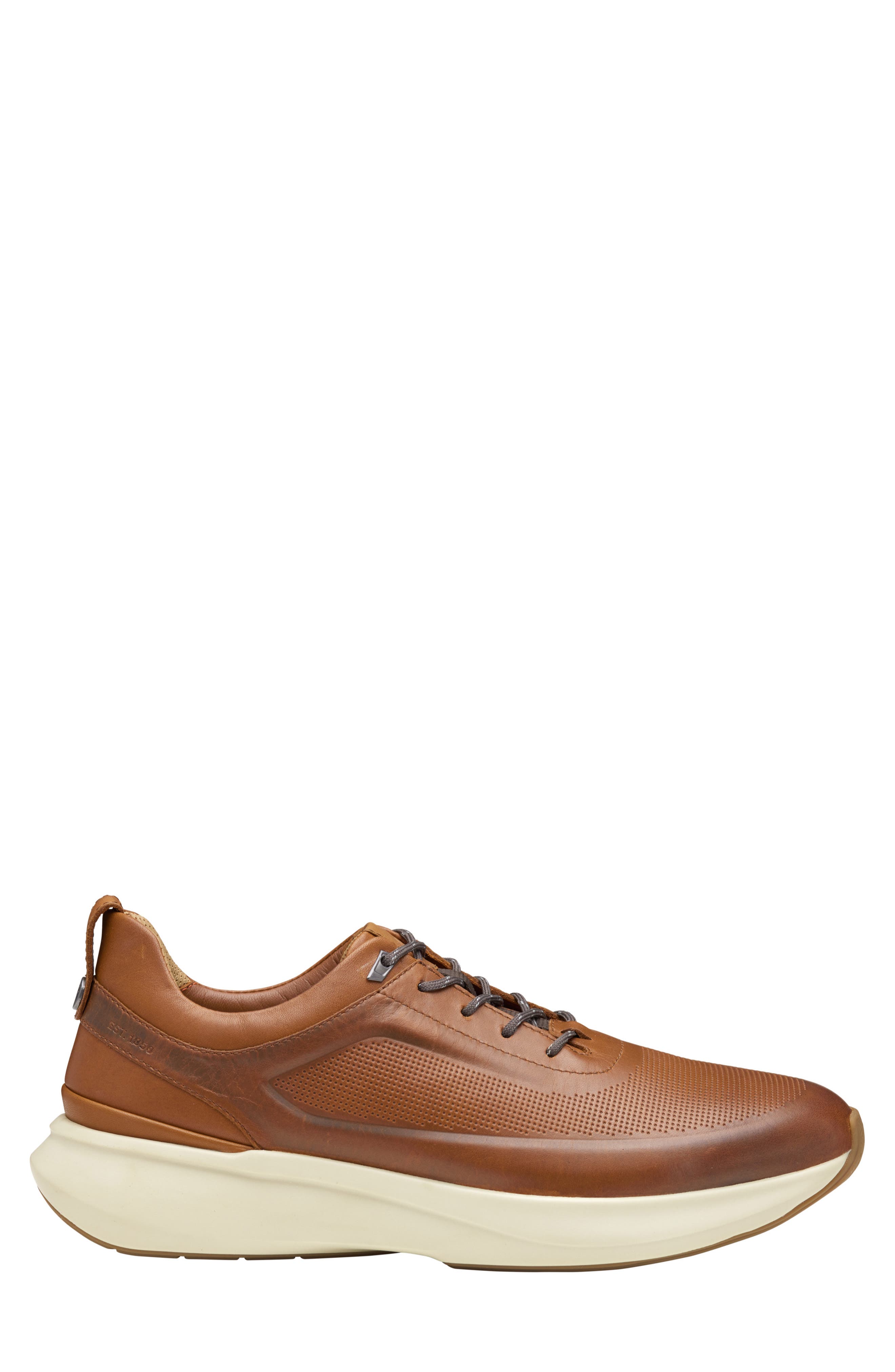 Declan Waterproof Sneaker, Alternate, color, TAN WATERPROOF FULL GRAIN