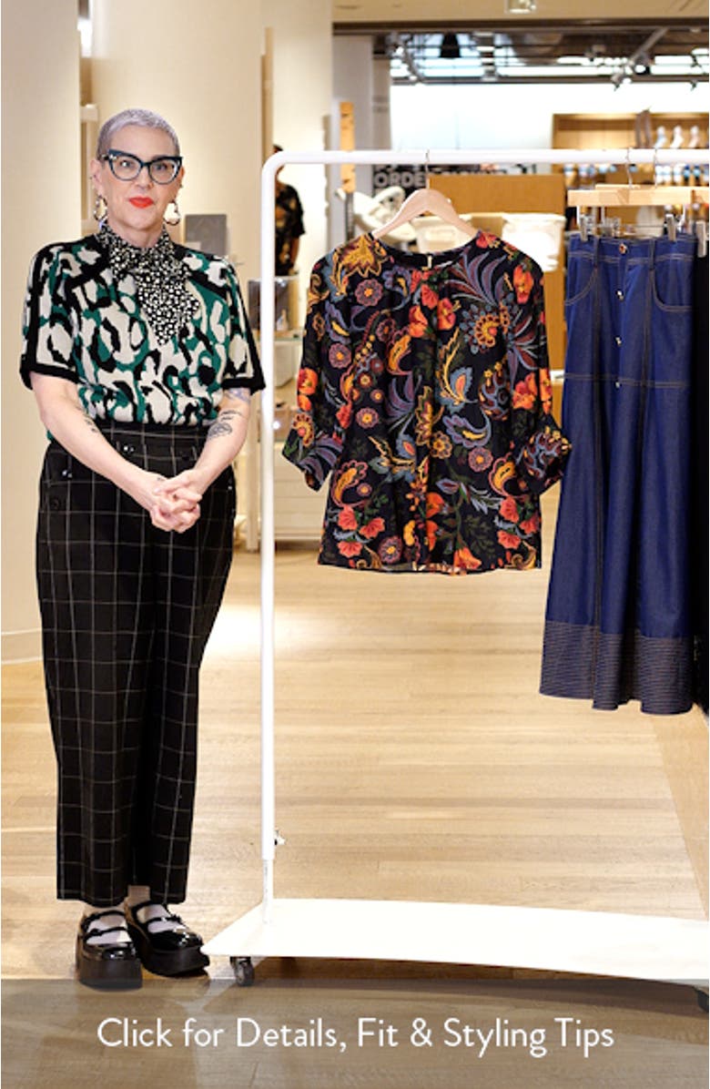 Jasmine Floral Print Woven Shirt, sales video thumbnail