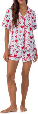 Room Service Pjs Print Short Pajamas