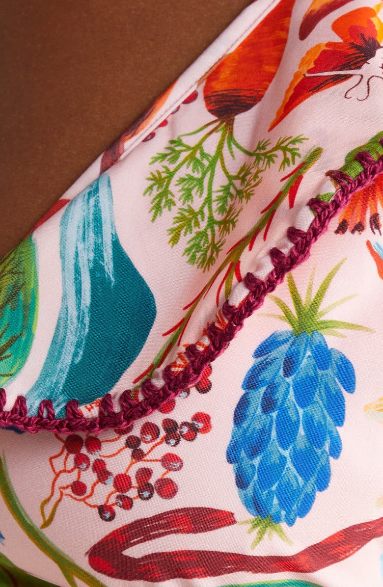 FARM Rio Bright Farm Linen Blend Bikini Top, Alternate, color,