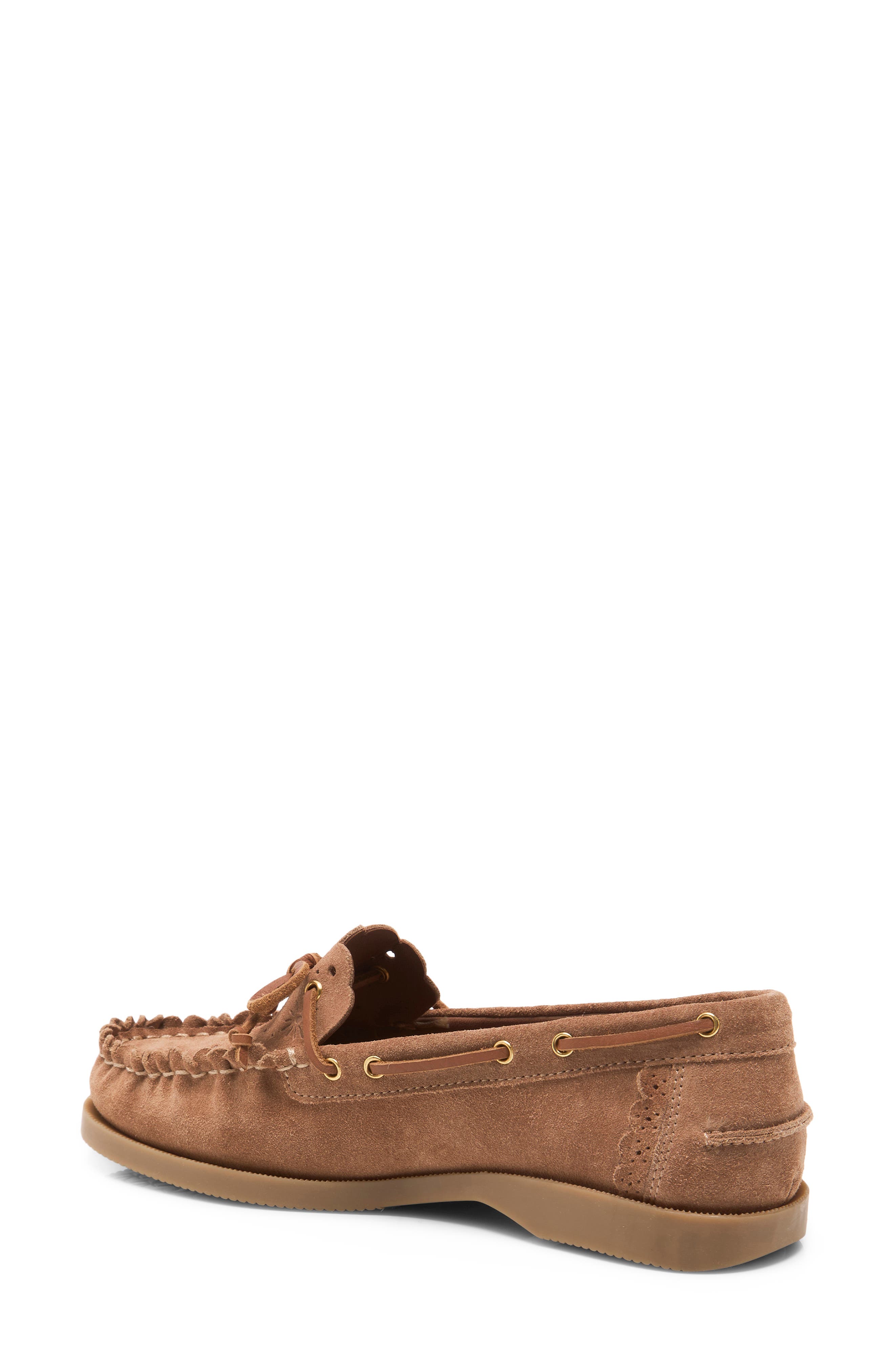 Free People Lagoon Cutout Boat Shoe, Alternate, color, 