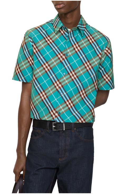 Regular Fit Check Cotton Shirt