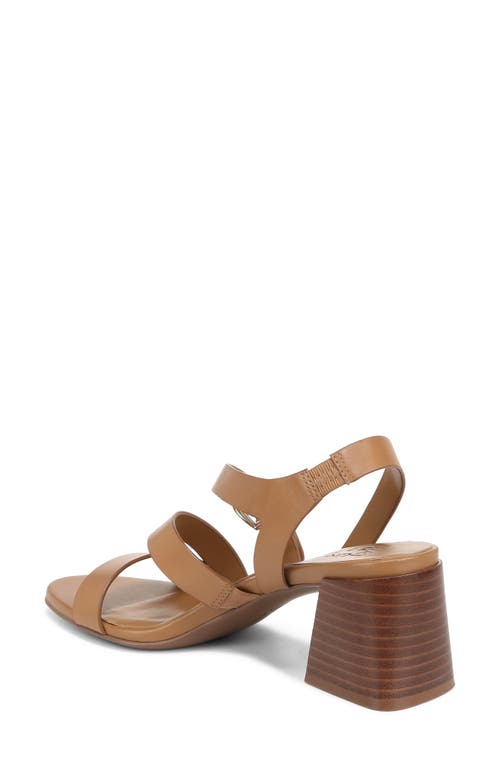 Naturalizer Veva Strappy Sandal In Saddle Tan Leather