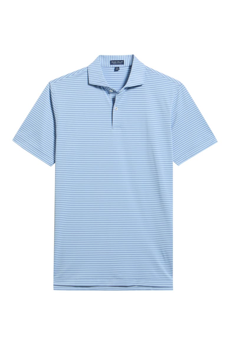 Verse Stripe Crown Crafted Performance Jersey Golf Polo, Alternate, color, WINDY BLUE / BLUE FROST