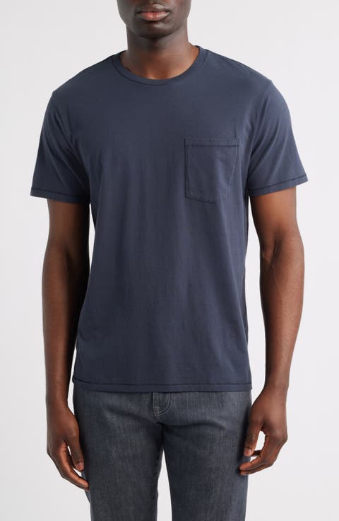 Classic Fit Garment Dye Pocket T-Shirt