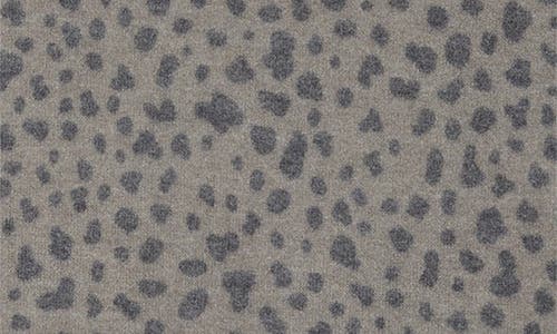 Loveappella Animal Spot Hacci Knit Cowl Neck Tunic In Gray