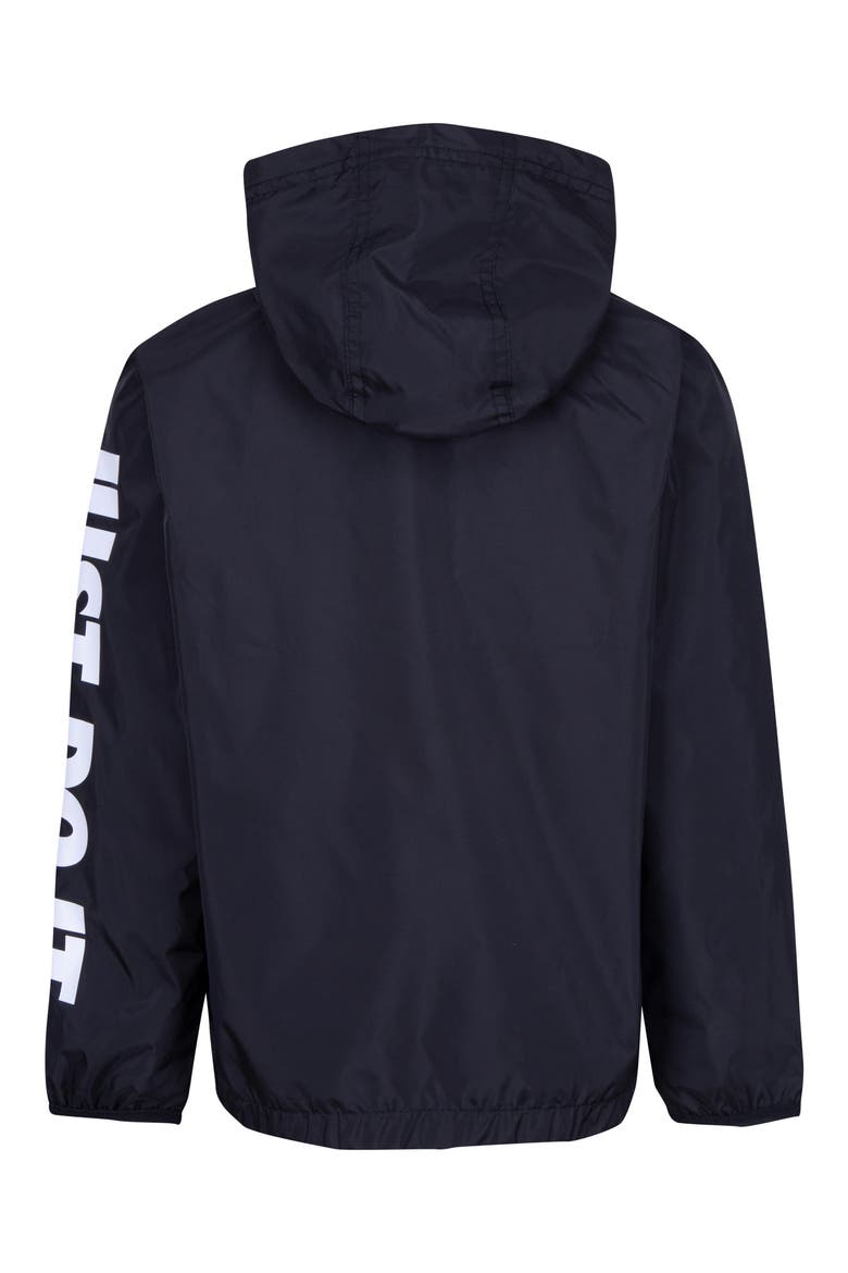 Kids' Just Do It Windrunner Jacket, Alternate, color, BLACK