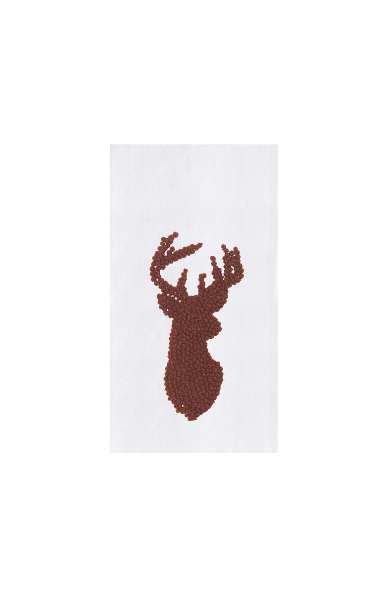 C&F Home Dear Silhouette Towel, Main, color, Brown