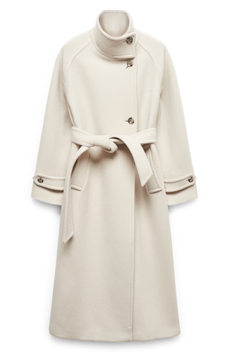 MANGO Virgin Wool Blend Coat, Alternate, color, 