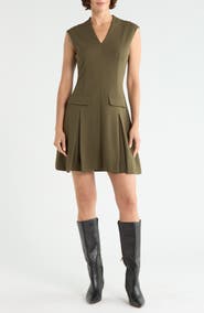 Eliza J Cap Sleeve Fit & Flare Dress