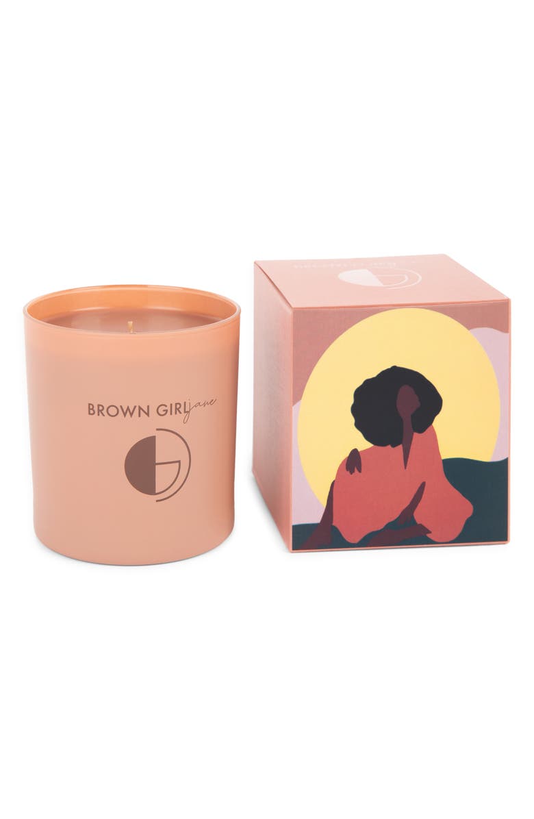 Brown Girl Jane Warm Cashmere Perfumed Candle, Main, color,