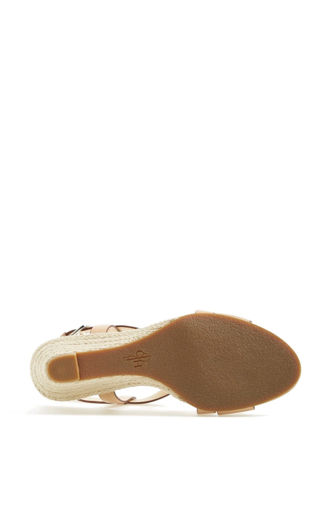 'Taylor' Wedge Sandal, Alternate, color, SANDSTONE