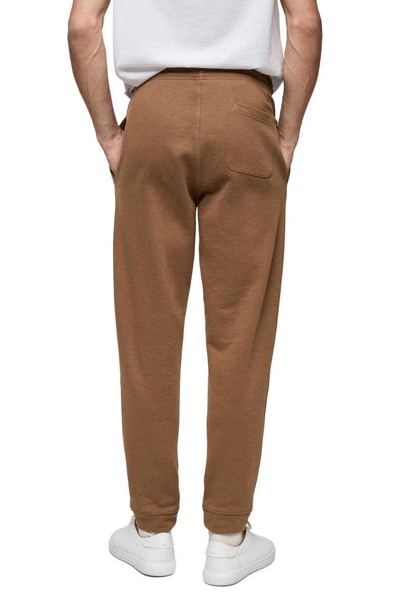 MANGO Elastic Waist Cotton Blend Joggers, Alternate, color,
