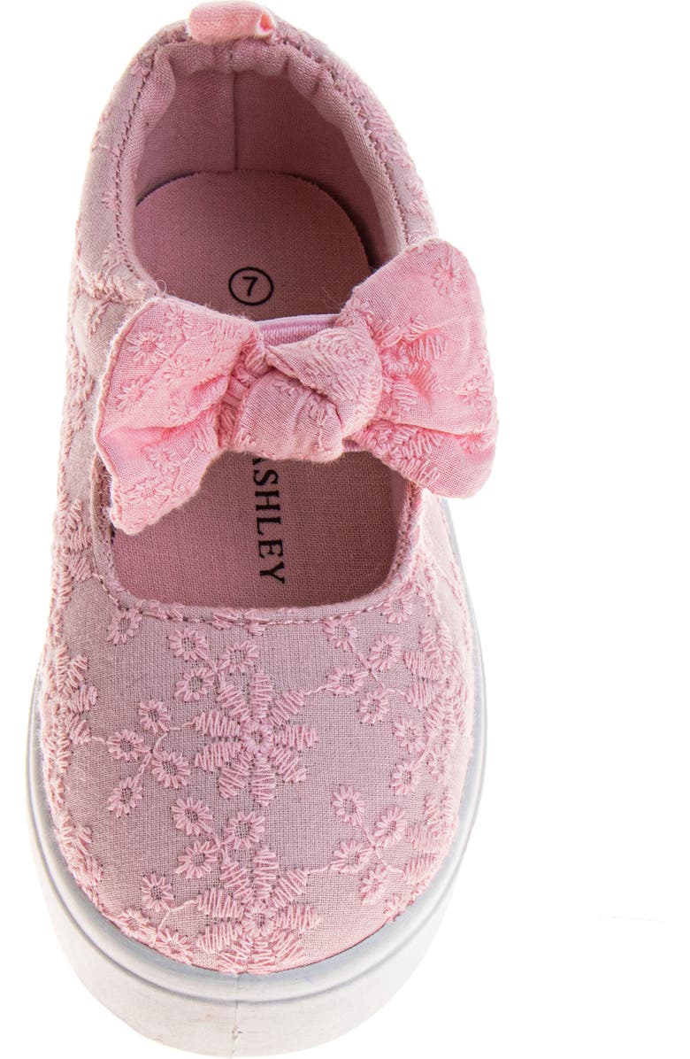 JOSMO Kids' Bow Sneaker, Alternate, color, Light Pink