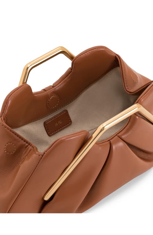 Jw Pei Lila Metal Frame Clutch Bag In Brown