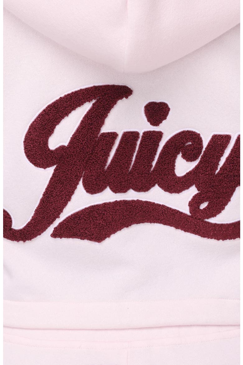 Cropped Bubble Fleece Hoodie, Alternate, color, SOFT GLOW
